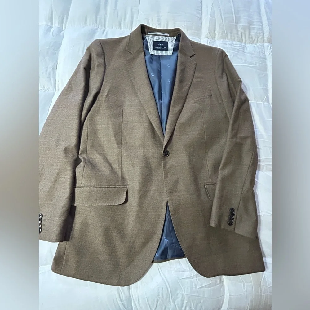 Tailorbyrd Collection | Men's Wool Blazer Size 44L Super 110’s Sportcoat